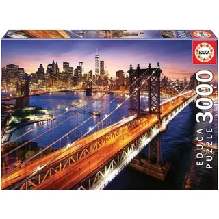 EDUCA Puzzle Dämmerung in Manhattan 3000 Teile