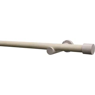 Schöner Wohnen Vorhangstange Set Mira 1-läufig Ø 25 mm 160 cm Braun