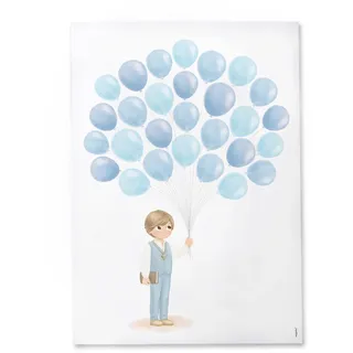 Mopec X9510 Unterschriftenfolie für Kinder, Kommunion, Weste und Bibel, 29,5 x 42 cm