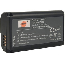 DSTE Ersatz Batterie Akku kompatibel mit Panasonic DMW-BLJ31,DMW-BLJ31e,LUMIX DC-S1,LUMIX DC-S1R,LUMIX DC-S1H,DMW-BGS1R