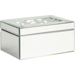 home&you Schmuckkästchen Mayra , Glas , 19.5x10x13.5 cm , Ordnen & Aufbewahren, Schmuckaufbewahrung