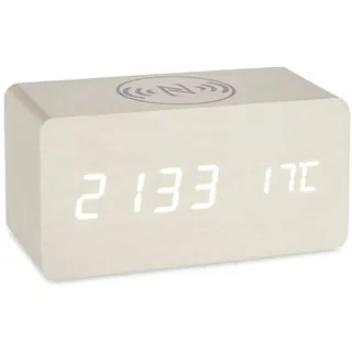 Bigbuy PVC White Diet Clock MDF Holz (15 x 7,5 x 7 cm) (12 Einheiten)