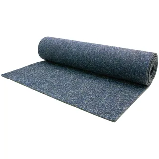 Nadelvliesteppich "MERLIN, Made in Netherlands", blau, B:200cm H:5,2mm L:1.200cm, Nadelfilz, PRIMAFLOR-IDEEN IN TEXTIL, Teppiche, Nadelvliesteppich, Flachgewebe, Nadelvlies, meliert, besonders robust & strapazierfähig