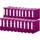 Ordner A4 maX.file protect, A4, 8 cm Rückenbreite, Beere Violett, Einsteckrückenschild, Kantenschutz, 20 Stück