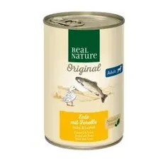 REAL NATURE Adult Ente mit Forelle 6x400 g