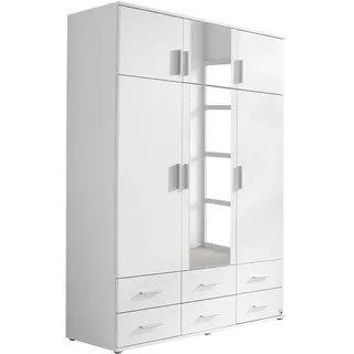 Rauch Drehtürenschrank Kemi 136 x 194 x 53 cm Weiß