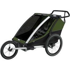 Bild von Kinderanhänger Chariot Cab 2 aluminium/cypress green 2021