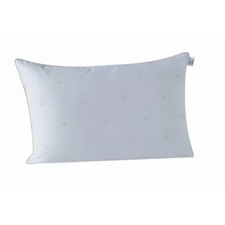 Yatas Kopfpolster , Weiß , Textil , Blätter , Füllung: Baumwollfüllung,Baumwollfüllung , 40x80x5 cm , Oeko-Tex® Standard 100, Made in Turkey , feuchtigkeitsregulierend, weich und anschmiegsam, formstabil, für alle Schlafpositionen geeignet, atmungsaktiv , Heimtextilien, Kopfpolster & Bettdecken, Kopfkissen, Kopfpolster