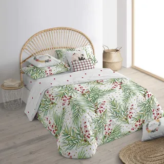 Belum Bettbezug für Weihnachten, 50% Baumwolle, 50% Polyester, Bettbezug mit Knöpfen Lappland 4 135 (220 x 220)