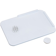 Homecraft Plastic Spread Board with Spikes (Eligible for VAT Relief in the UK) Tray with L Shaped Corner, Stainless Steel Spikes Hold Food in Place, Cut & Spread, Adaptive Kitchen Aid for One Hand Use