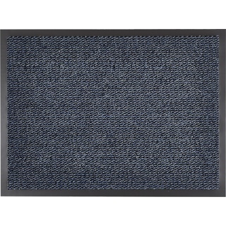 andiamo Fußmatte Venus - Schmutzfangmatte für den Hauseingang - flexibel einsetzbar als Türmatte innen, Fußabtreter im überdachten Außenbereich oder als Schuhmatte Blau 40 x 60 cm