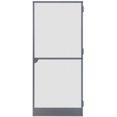 Bild 70094 Fliegengitter Balkontür, Insektenschutz Tür Premium, Aluminium Rahmen, Fiberglas-Gewebe, 100 x 215 cm, anthrazit