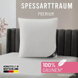 SPESSARTTRAUM 3-Kammer-Kopfkissen Premium 80 x 80 cm Weiß