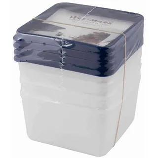 Westmark Trio Gefrierdosen-Set mehrfarbig 4 x 0,5 l