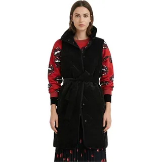Desigual Tops Template Damen ärmellos schwarz lang S - Schwarz
