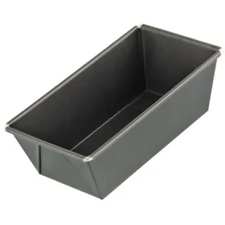 Zenker Königskuchenform 20 cm SPECIAL - MINI, kleine Backform aus Stahlblech, Kastenform mit Antihaftbeschichtung (Farbe: Schwarz), Menge: 1 Stück