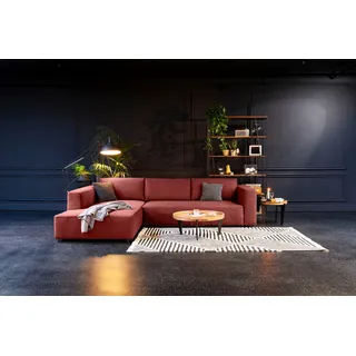 TOM TAILOR HOME Ecksofa »HEAVEN STYLE M«, aus der COLORS COLLECTION, wahlweise mit Bettfunktion & Bettkasten, orange