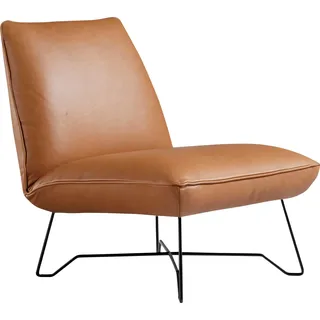 Egoitaliano Sessel Lia Loungesessel Leder 62 x 73 x 79 cm Braun