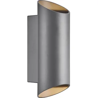 Nordlux Außenwandleuchte Aluminium grau B:7,7cm H:23,5cm L:7,7cm 2-flammig