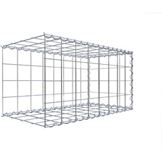 Bild von Gabione-Anbaukorb Typ 2 40 x 80 x 40 cm Maschenw 10 x 10 cm