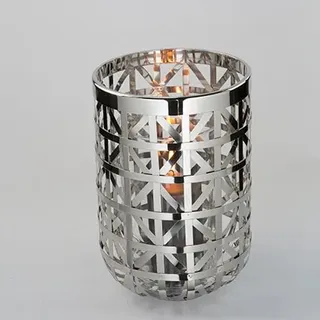 Fink Windlicht »JORIS, Weihnachtsdeko« aus Edelstahl, silberfarben