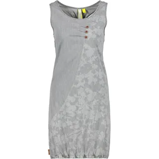 ALIFE and Kickin CameronAK DNM B Top Dress – Damen Freizeitkleid – Leicht & Bequem für Alltag & Sommer – Kurzes Kleid für Freizeit, Urlaub & Stadtbummel Light Grey Denim XL