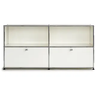 USM Sideboard weiß, Designer Prof. Fritz Haller, 74x153x38 cm