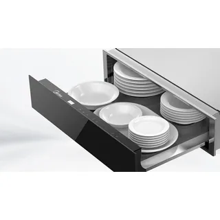 Midea Wärmeschublade , Schwarz , Metall, Glas , 59.5x14.1x54.1 cm , Küchen, Küchenelektrogeräte, Backöfen