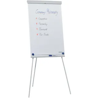 Franken Flipchart 68 x 105 cm Grau/Silber
