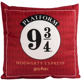 UNITED LABELS Harry Potter Kissen Express 9 3/4 30 x 30 cm Rot