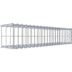 Bild Gabione, silbergrau, Maschenweite 5 10 cm Spirale