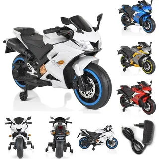 Moni Kinder Elektromotorrad Motocross weiß (12 V)