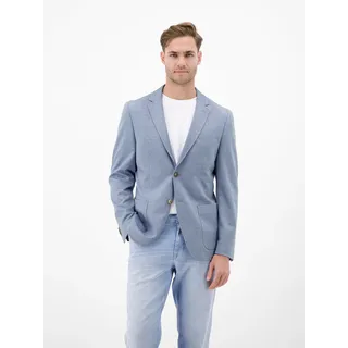 LERROS Jerseysakko "Leichter Jersey-Blazer mit bedrucktem Futter" Jersey mit Stretchanteil, bedrucktes Innenfutter, 2-Knopf-Design, mid storm blau