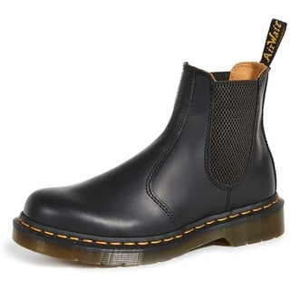 Dr. Martens 2976 Yellow Stitch Smooth black smooth leather 39