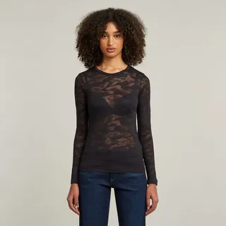G-Star Fine Lace Aop Slim Top - Mehrfarbig - M