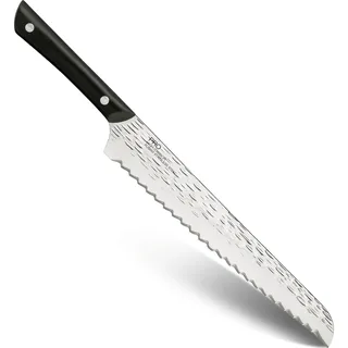 KAI Messer Küchenmesser, NSF-zertifiziertes japanisches Besteck, Griff komplett 9 Inch Brot - 22,9 cm, Silber