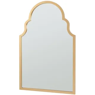[en.casa] Wandspiegel Hämeenkyrö , Goldfarben , Glas , 60x2x90 cm , Spiegel, Wandspiegel