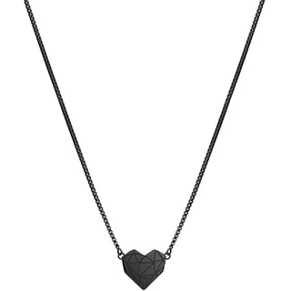 Liebeskind Berlin Kette mit Anhänger Edelstahl schwarz