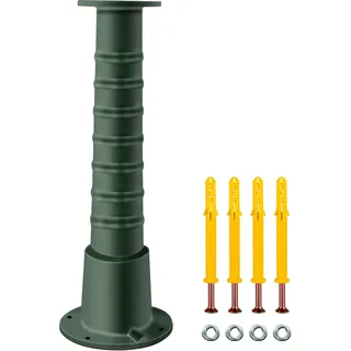 VEVOR Manueller Pumpenhalter aus Gusseisen, 22,9 x 22,9 x 66 cm, Handwasserpumpenhalterung, Stabile Struktur, Handpumpenhalterung für Garten mit Sprühfarbe, Grün