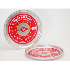 Steel PAN Antihaftbeschichtete runde Pizzapfanne 36 Kochtopf, Material, Multicolor