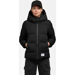 khujo Damen Winterjacke Warme gesteppte Damen Kapuzenjacke