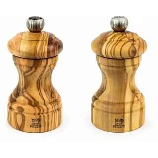 Peugeot Bistro Pfeffer- und Salzmühle 10 cm Duo Olivenholz - Braun