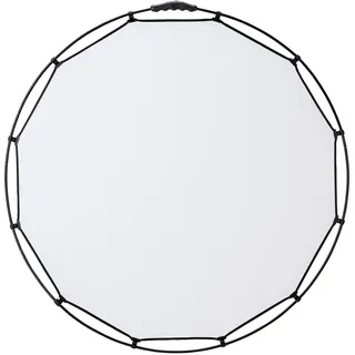 Manfrotto HaloCompact Plus Diffusor 98 cm 2-Stop Rundreflektor - RapidExoframeTM Technologie - Zusammenklappbarer Aluminiumrahmen - LL LR3333