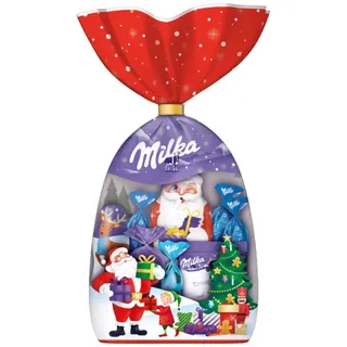 MILKA Weihnachtsmischung 1 x 126g Weihnachtliche Mischung aus Alpenmilch Schokolade