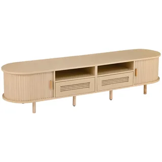 Urban Meuble TV-Schrank Skandinavisch Oval 170 cm Eichefarben Holz