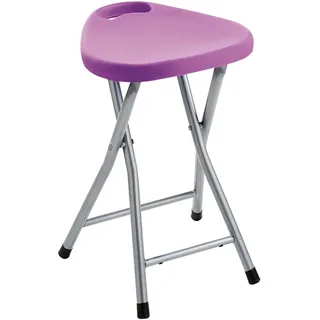 Gedy Tabouret REPLIABLE Plastic/MÉTAL Lilas G-CO757900300