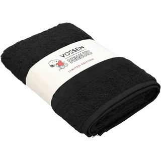 VOSSEN Sleepy Snoopy Handtuch 50 x 100 cm schwarz