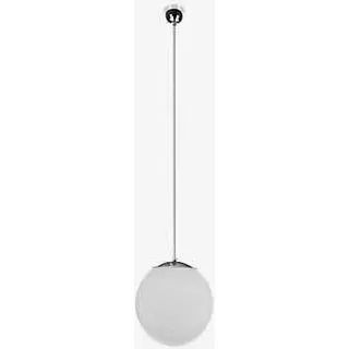 Tecnolumen Pendelleuchte mit Opalkugel aus poliertem Messing und Opalglas hergestellt, Kugeldurchmesser 30 cm, Pendellänge 100 cm, HL99/300 M
