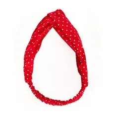 Banned Alternative Adelaide Headband Haarband rot weiß, Onesize