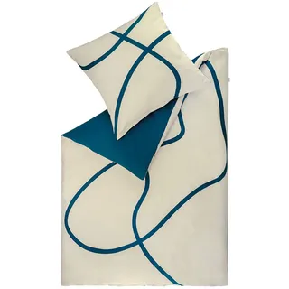 Musterring Satin Petrol 155 x 220 cm - Petrol